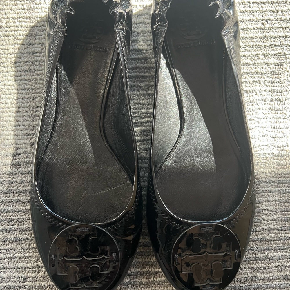 Authentic Tory Burch Reva Flat 10.5